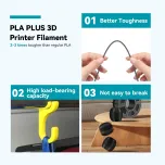  PLA+ Juoda