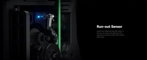 Near‑No‑Waste Filament Run‑Out Sensor